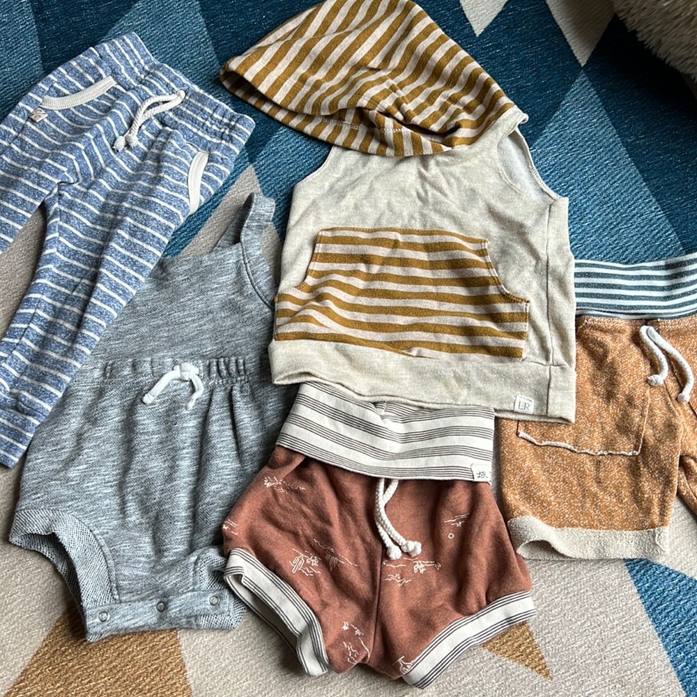 Lulu and Roo, Childhoods Clothing, and Cat and Jack Boys Summer Bundle